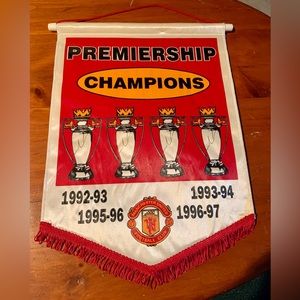 Manchester United Premier Championship Flag